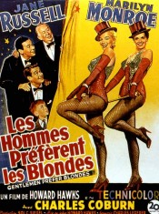 les hommes preferent les blondes affiche