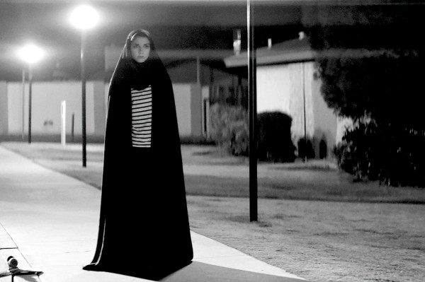 a girl walks home at night 01