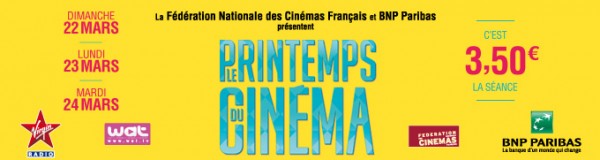 PRINTEMPS DU CINEMA 2015