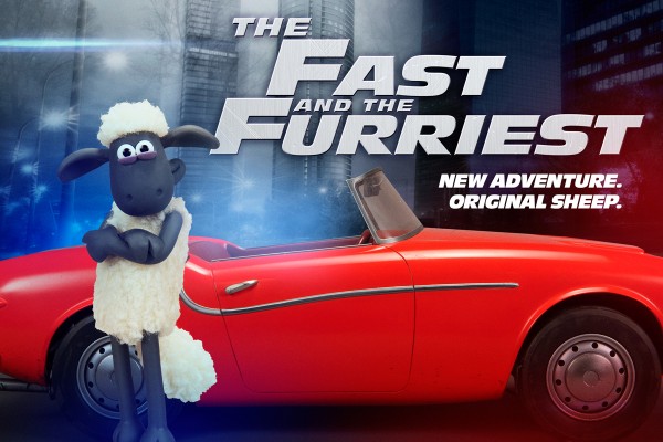 shaun le mouton fast and furriest affiche