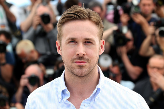 Ryan Gosling lors du Lost River  au Festival de Cannes 2014 (© AFP / L. Venance)