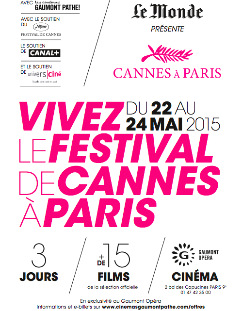 CANNES A PARIS 2015
