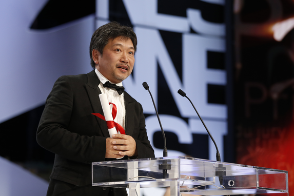 Kore-Eda Hirokazu (Prix du Jury pour tel père, tel fils en 2013, © AFP)