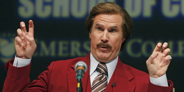 Will Ferrell alias Ron Burgundy et Judd Apatow