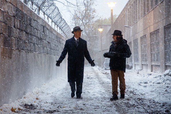 Tom Hanks et Steven Spielberg sur le tournage