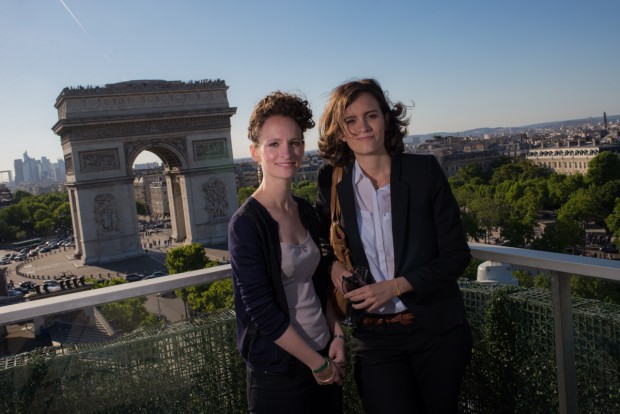 Ci-dessus les réalisatrices des Bêtises, ci-dessous les acteurs Jonathan Lambert, Alexandre Steiger, Sara Giraudeau et Jérémie Elkaïm (© Dao Bacon)