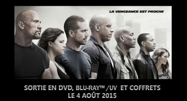 Fast & Furious 7 : sortie en DVD et Bluray le 4 aout 