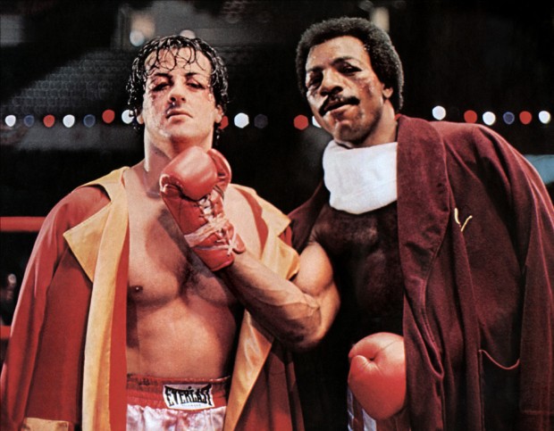 Sylvester Stallone et Carl Weathers