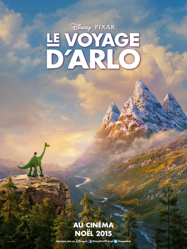 Le Voyage d'Arlo nouvelles images du film d'animation Pixar Disney de Noel 2015 affiche
