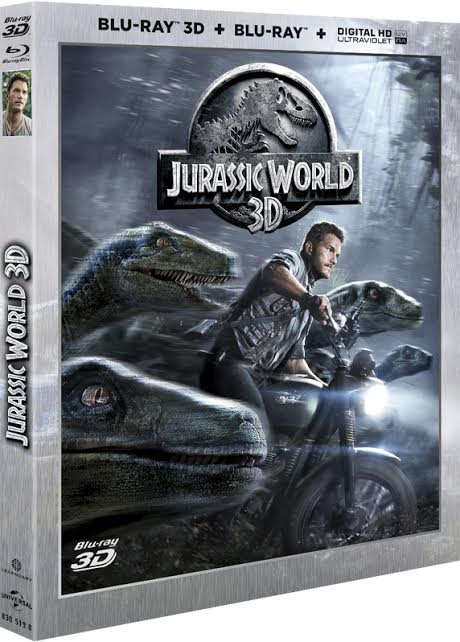Jurassic Wolrd Blu ray 3D