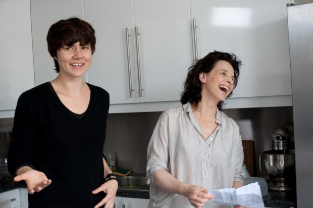 Malgorzata Szumowska et Juliette Binoche sur le tournage 