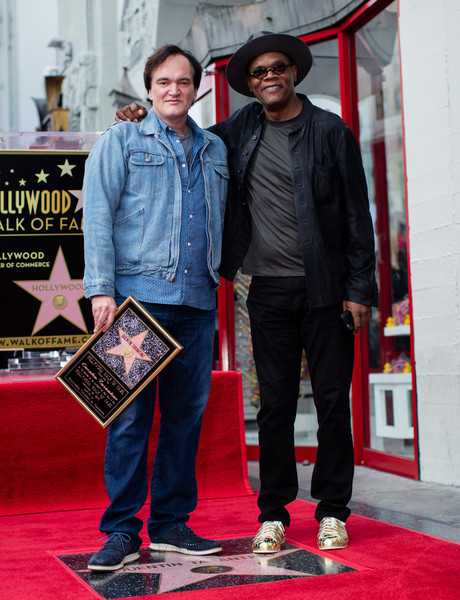 Quentin Tarantino Samuel LJackson Hollywood Walk of Fame 02