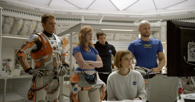 Seul sur Mars Matt Damon Jessica Chastain Sebastian Stan Kate Mara Aksel Hennie