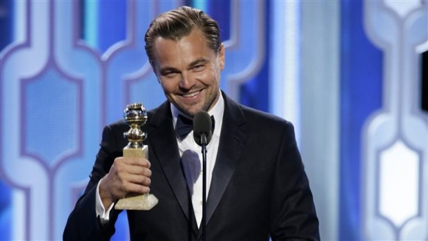 golden globes leonardo dicaprio 2016