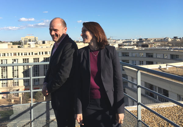 Christophe Leparc et Aurélie Filippetti Montpellier Méditerranée Métropole