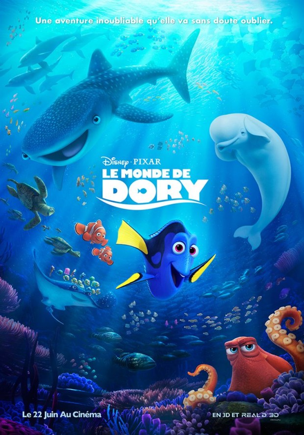 le monde de dory affiche