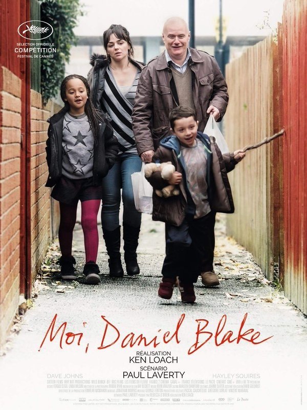 Moi, Daniel Blake de Ken Loach présenté au Festival de Cannes 2016