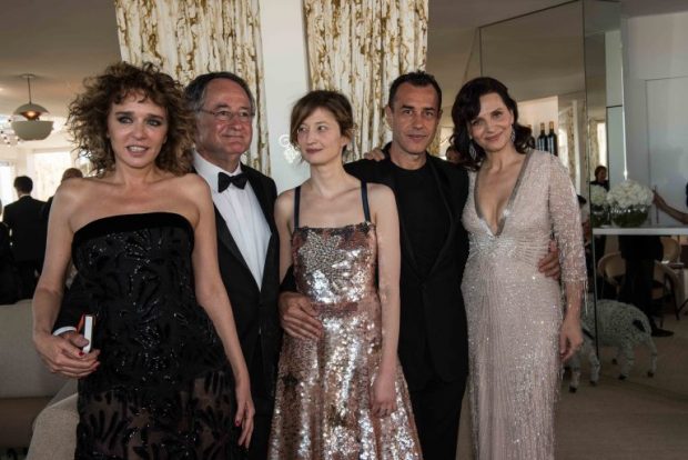 Valeria Golino, Peter Suschitzky, Alba Rohrwacher, Matteo Garrone et Juliette Binoche (photo : Pauline Maillet)