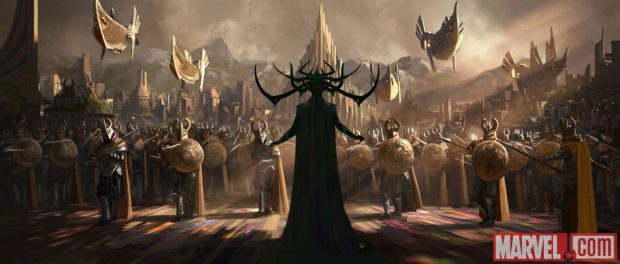 thor ragnarok hela concept art