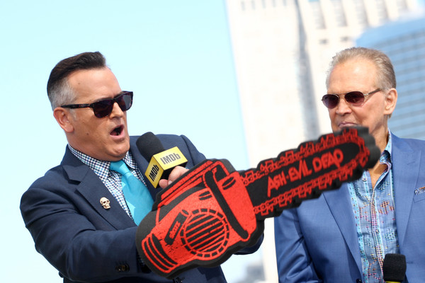 Bruce Campbell et Lee Majors (photo : Tommaso Boddi/Getty Images North America)