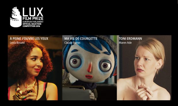 PRIX LUX 2016 trois finalistes toni erdmann a peine jouvre les yeux ma vie de courgette