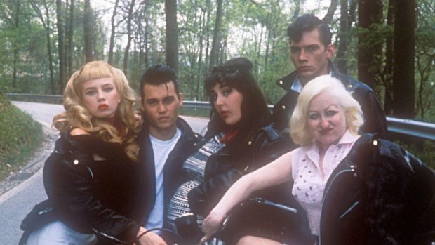 Traci Lords, Johnny Depp, Ricki Lake, Darren E. Burrows et Kim McGuire