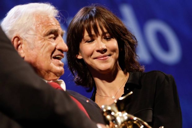 jean-paul-belmondo-sophie-marceau-venise-2016