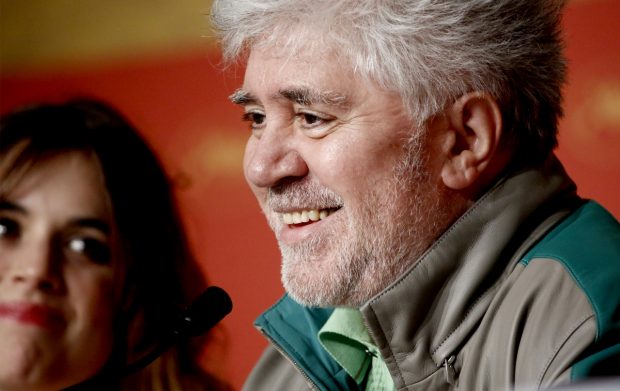 Pedro Almodovar lors de la conférence de presse du film Julieta à Cannes (photo : Thomas Leibreich / FDC)