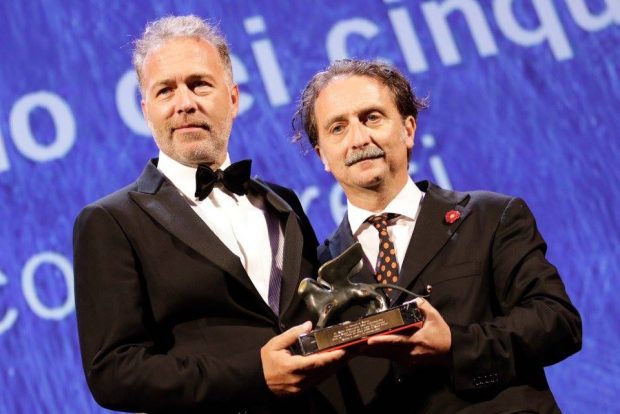 Gian Luca Farinelli (à droite) pour le prix Venise Classics