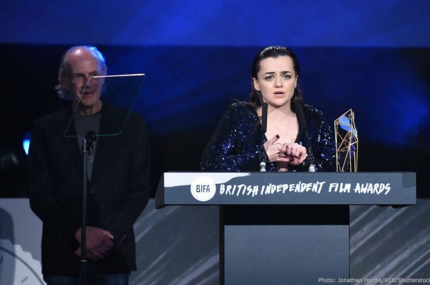 Christopher Lloyd (nommé) et la lauréate révélation 2016 Hayley Squires