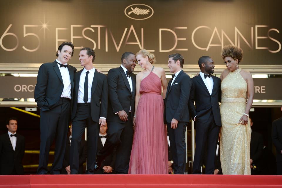 l équipe de Paperboy Festival de Cannes montée des marches 24 mai tapis rouge Nicole Kidman Zac Efron
