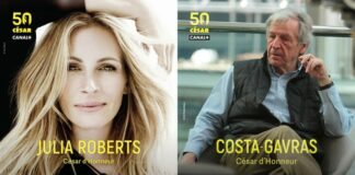 César 2025 : Julia Roberts et Costa-Gavras César d’honneur