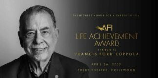 Francis Ford Coppola lauréat de l’AFI Life Achievement Award 2025