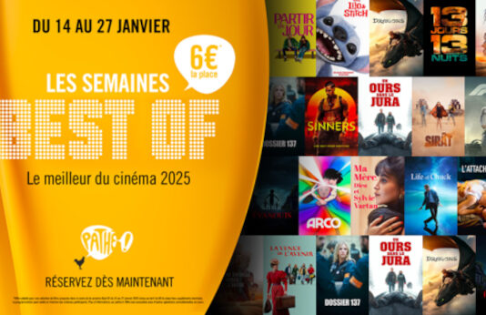 Pathé Best of 2026 : 16 films à 6 € la place