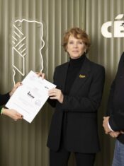 César 2026 : les nominations ! Patrick Sobelman (président de l’Académie des César, à droite) et Ariane Toscan du Plantier (vice-présidente, à gauche) © Lilia Ducrocq – ENS Louis-Lumière pour l’Académie des César 2026