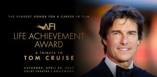 Tom Cruise lauréat de l’AFI Life Achievement Award 2027